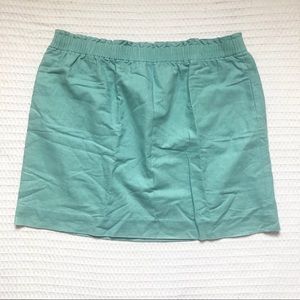 J Crew Mint Green Skirt